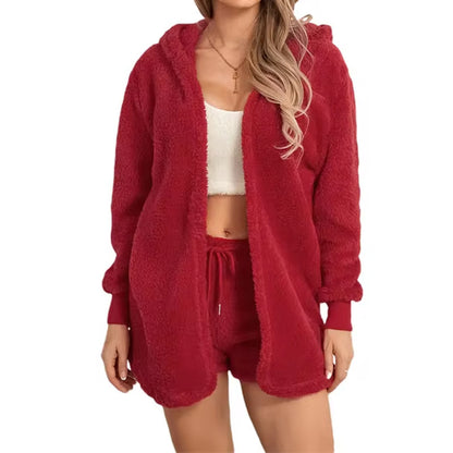 Women's Plush Cover New Homewear Two-piece Set