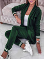 Cotton Coat Pants Suit