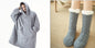 Hoodie Sweatshirt With Big Pocket Tops Sweater Comfortable Loose Double-Sided Fleece Thicker Wearable Blanket