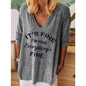 Explosive Letter Long Sleeve T Shirt Bottom Top