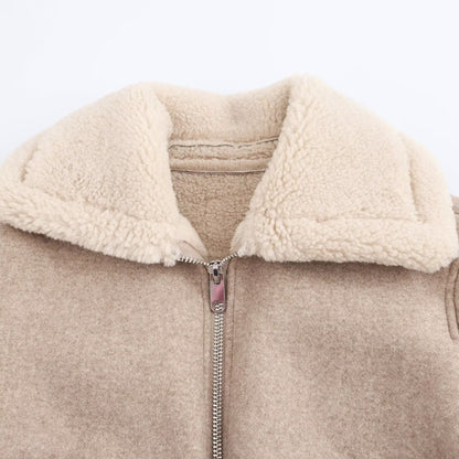 Women's Woolen Double-sided Jacket