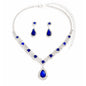 Fashion New Water Drop Necklace And Earrings Suite