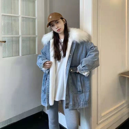 Denim Coat Women's Autumn And Winter Loose