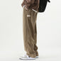 Autumn And Winter Lights Men's American Casual Pants High Street Fashion Brand Straight Flow Wide Leg Long